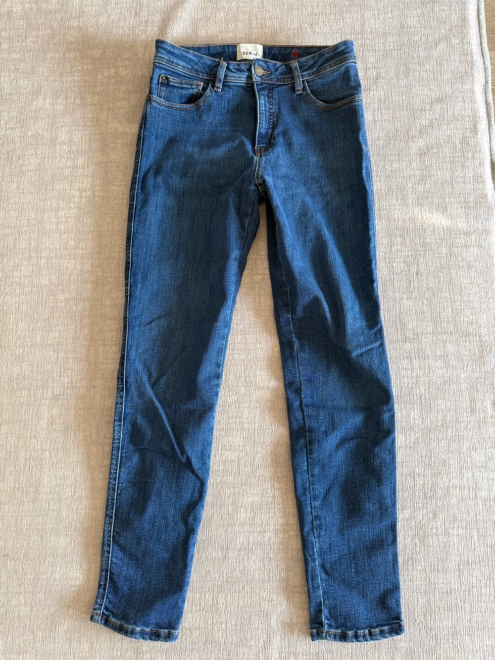 Sezane Deep Blue Skinny Jeans